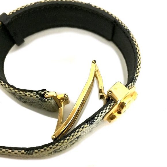 Louis Vuitton Monogram Mini Bracelet Good Luck Bangle Bracelet /1F9522 - Picture 4 of 6